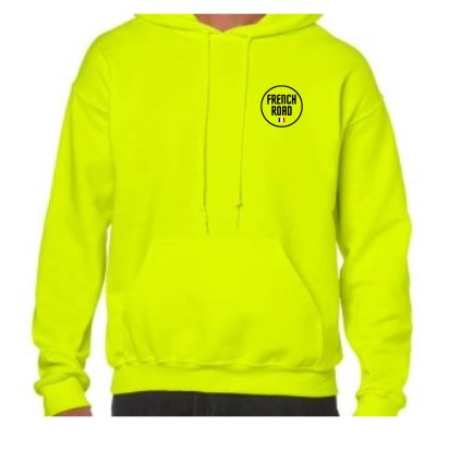 Sweat Capuche FrenchRoad Jaune Fluo